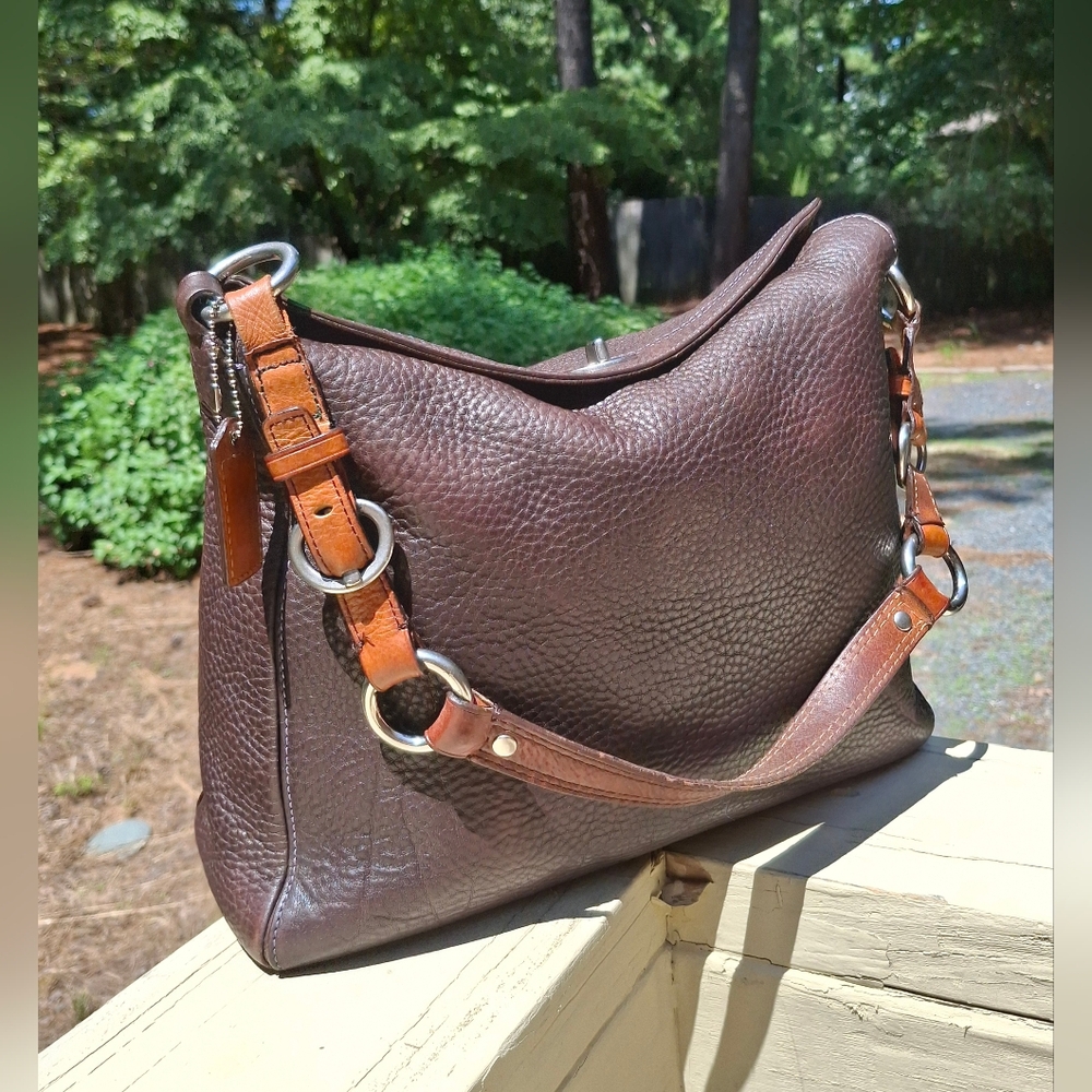 Coach Brown Leather Shoulder Bag